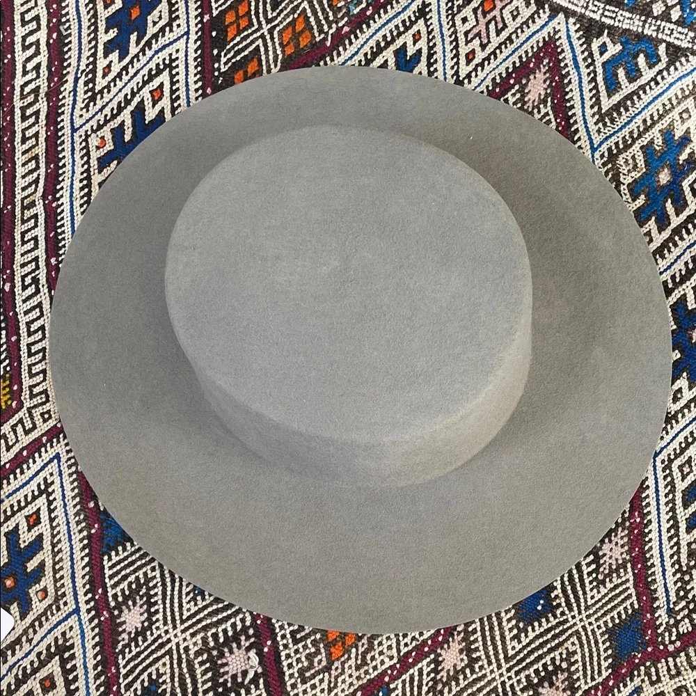 GIGI PIP Gray Wide-Brim dahlia grey boat hat - Picture 7 of 9